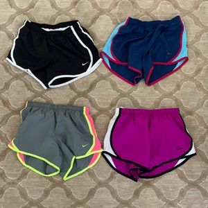 GIRLS NIKE SHORTS BUNDLE SIZE MEDIUM
